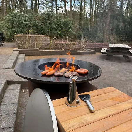 Вилла Bosvilla Op Priveterrein, Zwembad, Sauna &speeltuin, 16 Pers Veluwe Люнтерен
